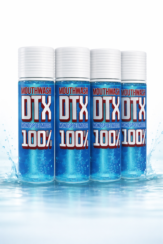 DTX Mondwater 100% 4-pack – Beste Prijs Alcoholvrij Mondwater